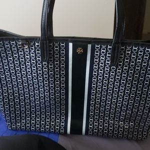 Large tory burch tote bag